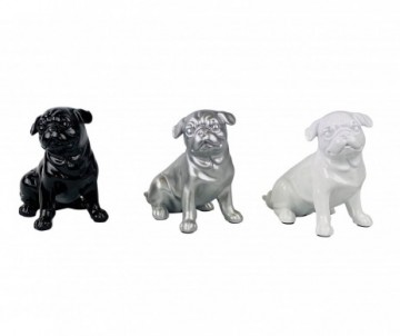 BULLDOGUE FRANCAIS HAUTEUR19CM 3AS EN RESINE