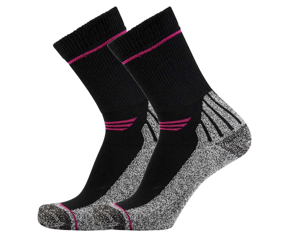 CHAUSSETTE FEM 2P W82 NOIR 35/38