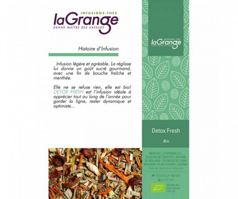 TISANE DETOX FRESH BIO 100GR LA GRANGE