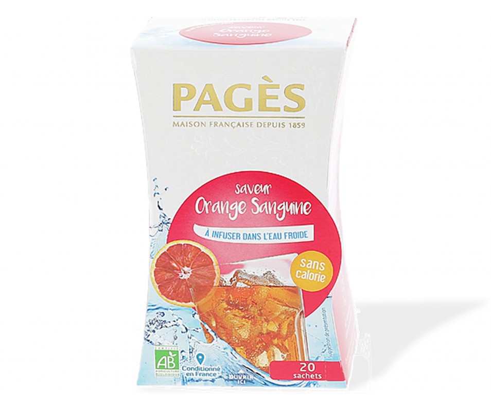 INFUSION GLACEE SAVEUR ORANGES SANGUINES - PAGES
