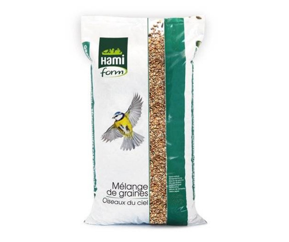 Alimentation Oiseau - Hamiform Seau mixte graine + tournesol + boule - 6,3  kg
