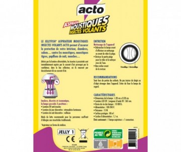 Lampe U.V. Grill'insectes avec Aspirateur ACTO - La protection économique  et silencieuse contre les insectes