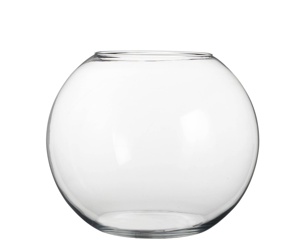 Vase boules verre transparent large - J-Line