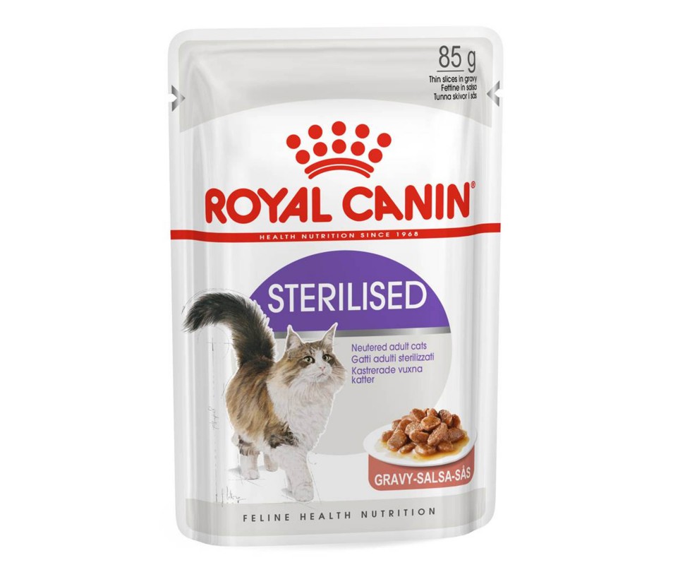 PATTEE CHAT STERILIZED SAUCE 85GR - ROYAL CANIN