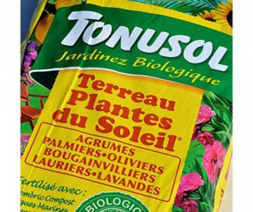 TERREAU PLANTES DU SOLEIL 20L - 100% NATUREL