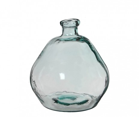 VASE ORGANIC TRANSP H50XD45CM