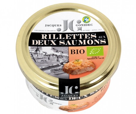 RILLETTES DEUX SAUMONS BIO