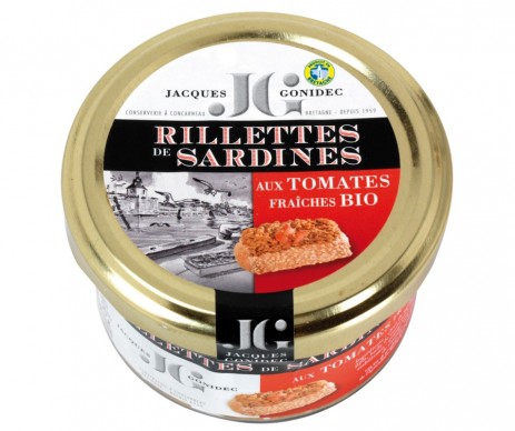 RILLETTES DE SARDINES TOMATES BIO