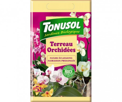 TERREAU ORCHIDEES 5L - 100% NATUREL - TONUSOL