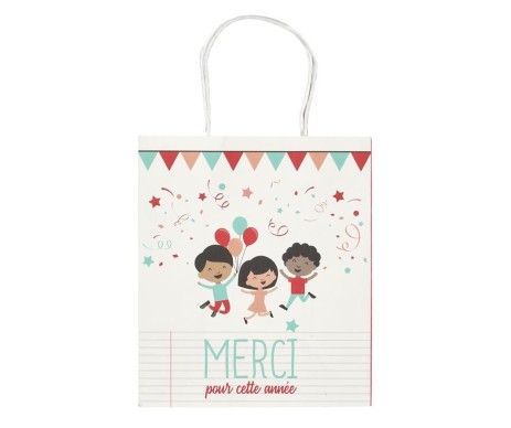 SAC CADEAU 18X21CM MERCI POUR CETTE ANNEE