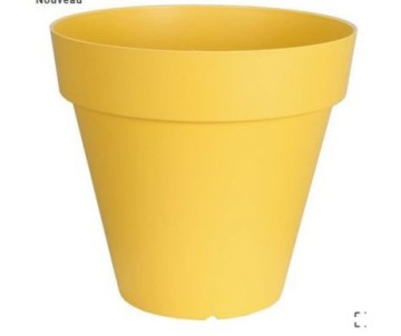 SOLEILLA ROND DIAMETRE 60CM JAUNE RIVIERA